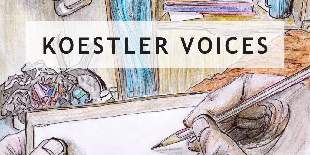 KoestlerArts's tweet photo. We're aiming to raise £5,000 towards the production and printing of our new poetry anthology #KoestlerVoices. We're getting closer! Can you help us get the rest of the way? Pre-order a copy &amp; donate a copy to a prison library here > https://t.co/9udsDorFIB  #unlockthetalentinside https://t.co/qg02EW6Ai4