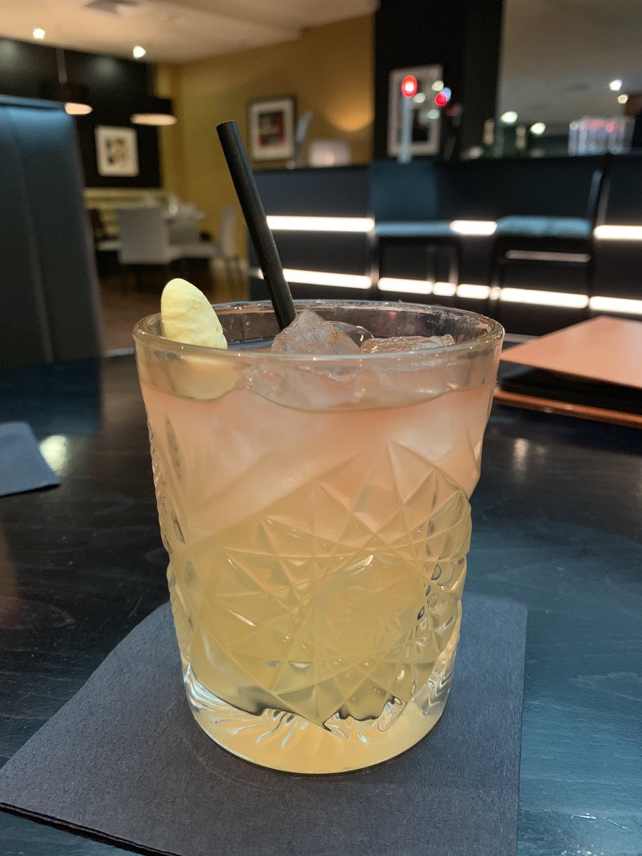 Cocktail number six; Bananarama @OpusCornwallSt Very yummy and fresh! Love banana!! #BCW2019 <a href="/BhmCocktailWknd/">Birmingham Cocktail Weekend</a>