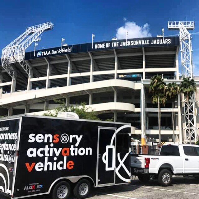 TheBrandiRhodes's tweet image. The @kulturec Sensory Activation Vehicle traveled 4800 miles to be here for Fight For the Fallen!!! Here for all of your sensory needs during the show! #AEWisforEveryone