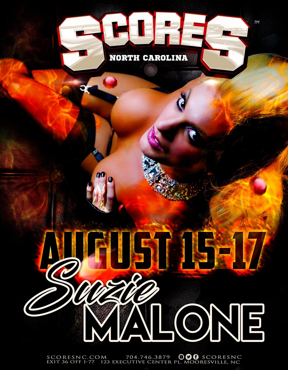 QCSwinger's tweet image. Suzie MALONE // August 15th-17th at SCORES in Mooresville, NC #CLT #LKN #Topless #NCStripClubs
Details: malentertainment.com/event/suzie-ma…