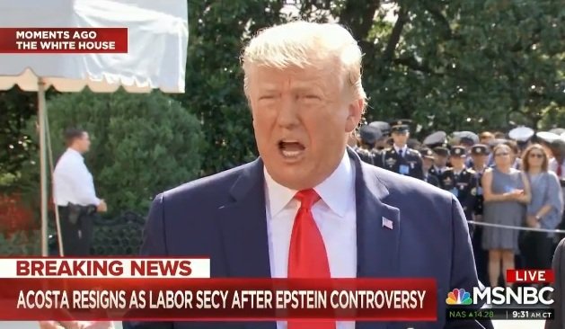 ChetPowell's tweet image. &quot;Not only did I didn&apos;t back down, I backed UP!&quot; ~ actual words coming from the mouth of Donald Trump, just now.

#MoronInChief #iknowwords #ihavethebestwords