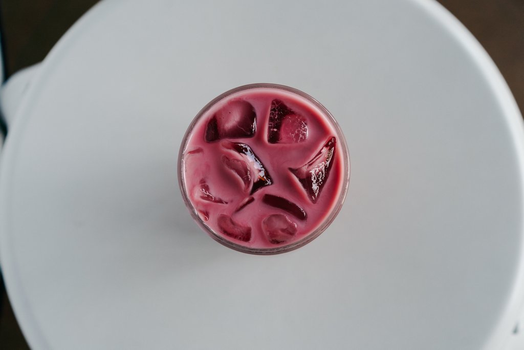 VestaCoffee's tweet photo. Have you tried all of our summer drinks yet?  Cardi Beet Latte (pictured). https://t.co/BCeg4hwQxr