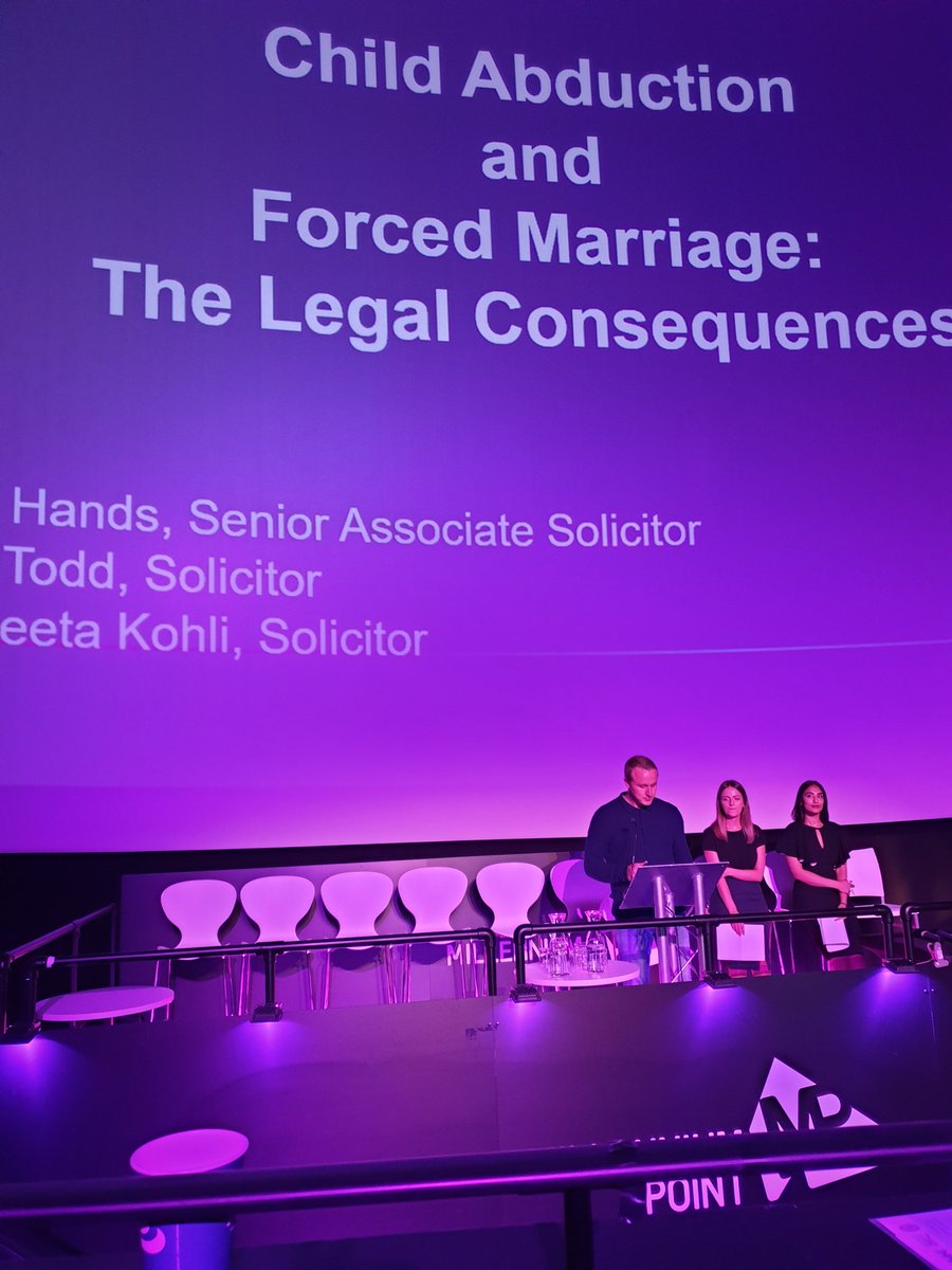 SangeetaKohli's tweet image. Incredible day hearing from so many inspirational speakers at @wmpsentinel Forced Marriage Event. We feel absolutely honoured to speak amongst you about issues on child abduction, on behalf of @IMFamilyLaw. @IM_LucyTodd @MHandsFamilyLaw #stopforcedmarriage