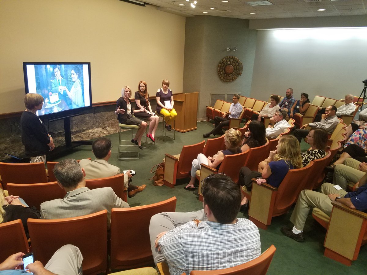 Provchamber's tweet photo. Thank you to Ellen Slattery and her team from @ElliesBakeryRI and @graciesprov for sharing their passion for food, entrepreneurship, service and #PVD with our members at yesterday's Bold Voices & Brews event. Many thanks to @TheGuildRI for providing the craft brew samples! #WhyRI https://t.co/r3JnoJXxcL