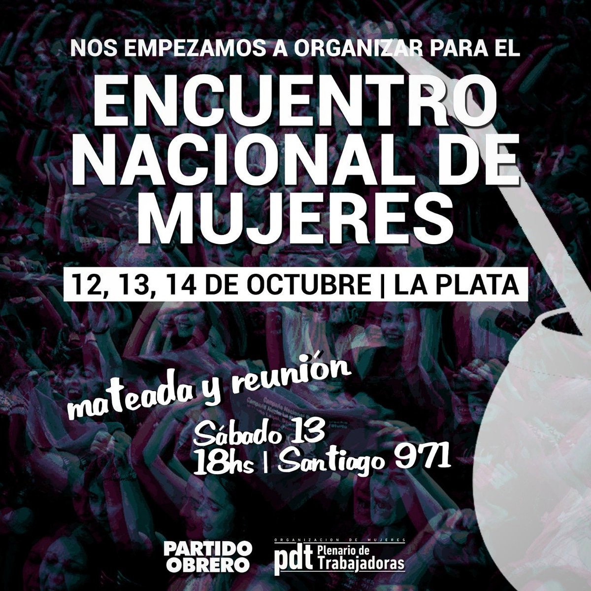 POSalta's tweet photo. Reunión abierta: sábado 13, 18hs
Profundicemos la rebelión de las mujeres y los trabajadores contra el régimen del ajuste del FMI y del aborto clandestino! https://t.co/PPGTMegvQV