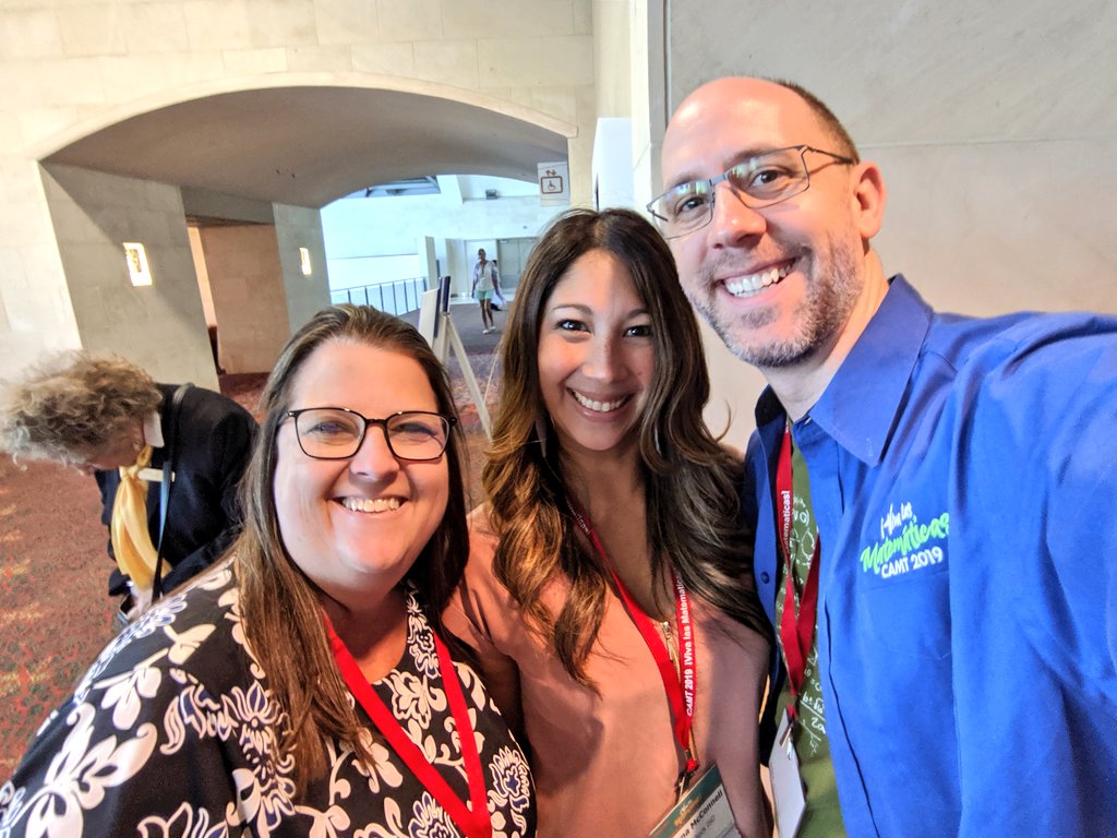 These ladies are rock stars! They shared their math intervention  expertise *three* times at #CAMT19 this week. Way to go!