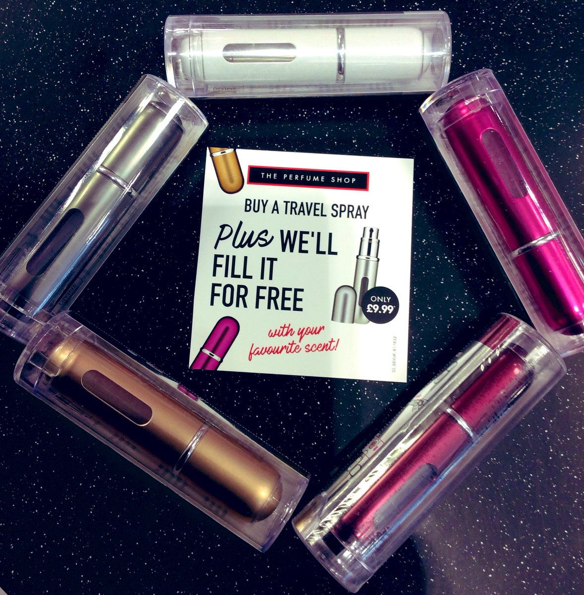 wakefieldsd_tps's tweet photo. Buy a travel spray and we will fill it first time free and why not fill it with our very own perfume edit... @wakefieldsd_tps @trinitywalk #veganfriendly #CrueltyFree #recyclable https://t.co/FpC4kaMNl0