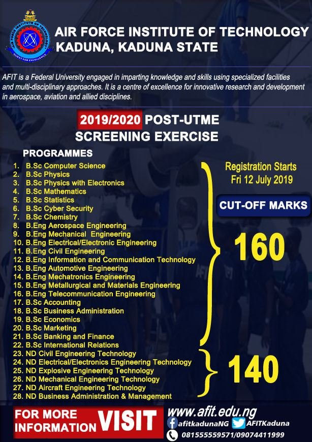 air force institute of technology cut off mark