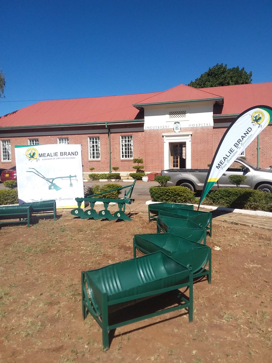 ingutshenihosp's tweet photo. ZIMPLOW Ltd, represented by Mr Ndlovu and Mrs S Gumbo today donated a tractor drawn plough &amp; cattle feeding troughs to Ingutsheni Central Hospital, in support of its horticultural &amp; cattle feeding projects. The donation was received by Ingutsheni CEO Mr E Manyawu &amp; staff members. https://t.co/XIjpFstLn8