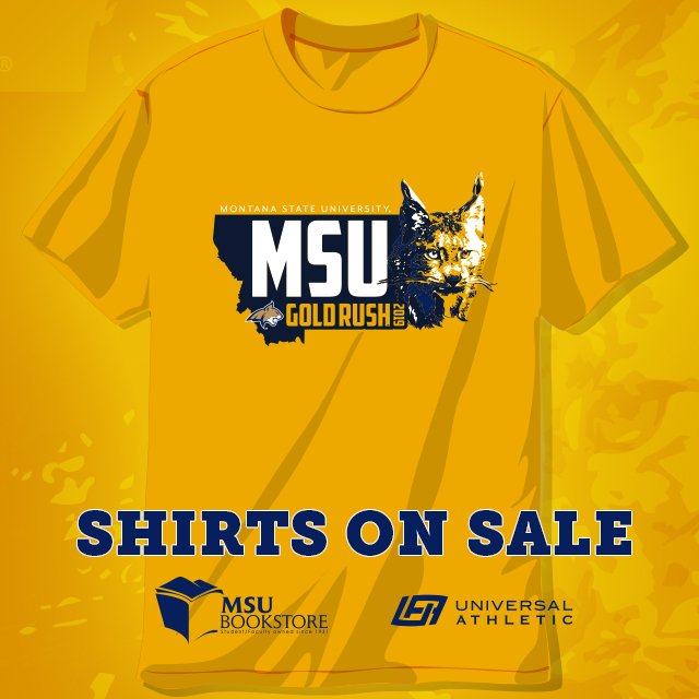 Montana State Bobcats (@msubobcats) on Twitter photo 💛 #GoldRush19 shirt reveal 💛
The days are winding down before the <a href="/MSUBobcatsFB/">Go Cats!</a>
season! Get your shirt for the Bobcats' home opener Sept. 7 at the <a href="/MSU_Bookstore/">MSU_Bookstore</a> or <a href="/UAthletic/">Universal Athletic</a> which are on sale NOW!
#GoCatsGo 💛 #GoldRush19 shirt reveal 💛
The days are winding down before the <a href="/MSUBobcatsFB/">Go Cats!</a>
season! Get your shirt for the Bobcats' home opener Sept. 7 at the <a href="/MSU_Bookstore/">MSU_Bookstore</a> or <a href="/UAthletic/">Universal Athletic</a> which are on sale NOW!
#GoCatsGo