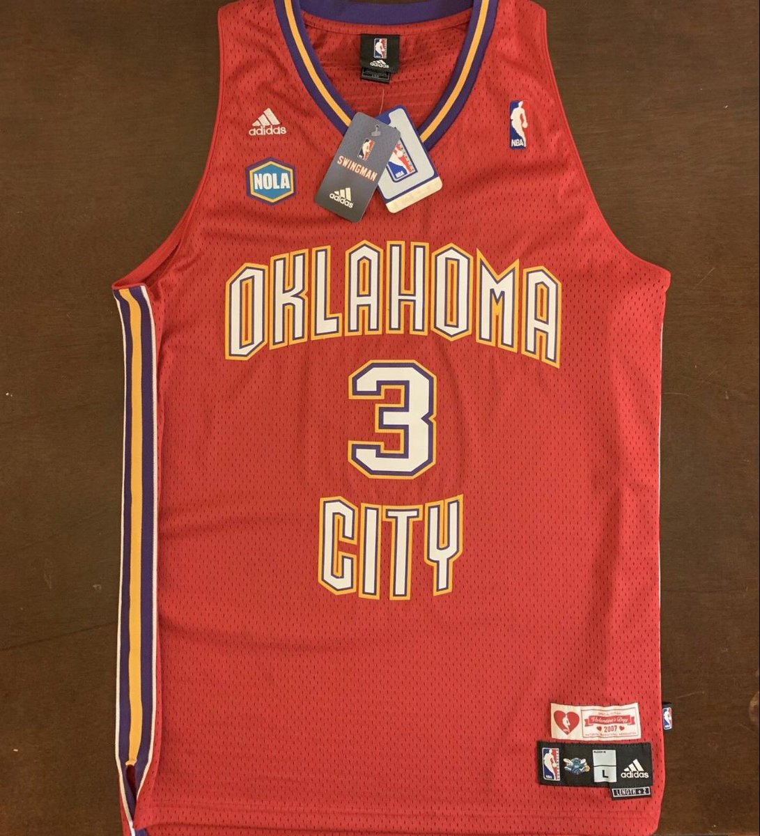 Lot Detail - 2006-07 Chris Paul New Orleans/OKC Hornets Game-Issued  Valentine's Day Jersey