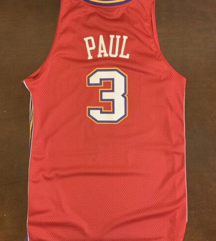 Chris Paul OKC Hornets Valentine's Day HWC Throwback NBA Swingman Jers –  Basketball Jersey World