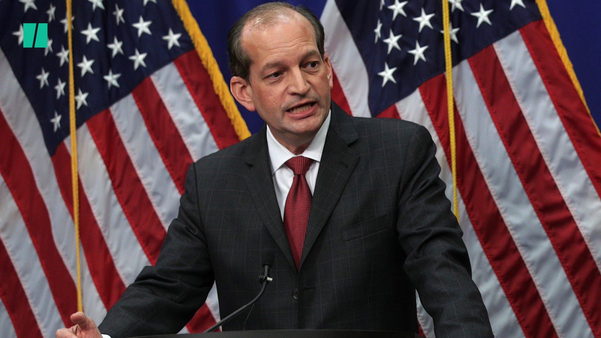 President Donald Trump’s labor secretary Alex Acosta has resigned amid controversy over a plea deal he struck when he prosecuted sex offender Jeffrey Epstein.
