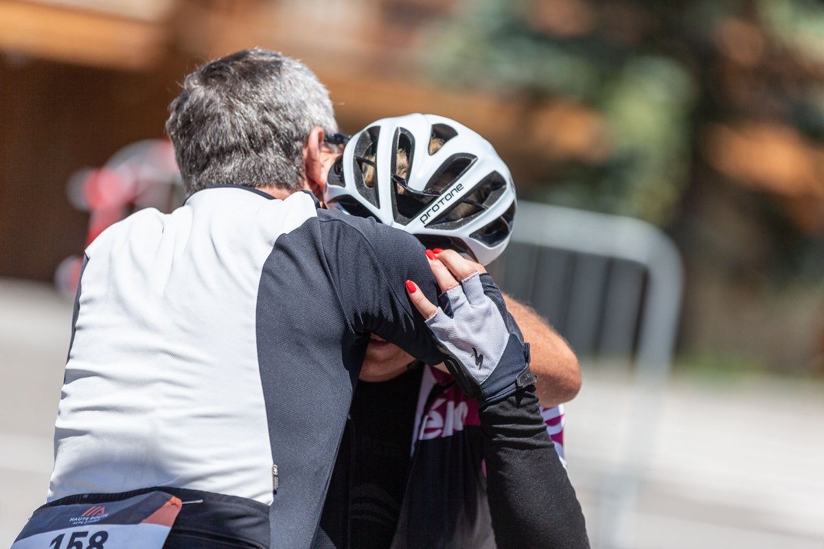 Haute_Route's tweet photo. Lots of emotion at the finish line in @alpedhuez today. New triumphs, new friends, new memories and new barriers broken. More of the same tomorrow...
#HauteRoute #AlpedHuez #cycling #ColdeCroix #inspiration https://t.co/OQED9EB53t
