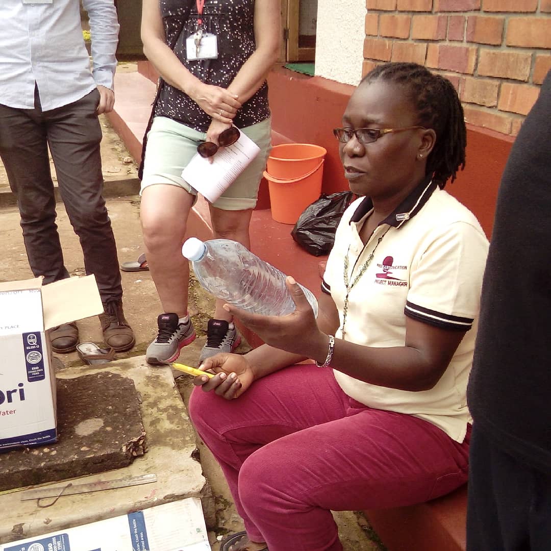 OJMChamberlain's tweet photo. Day 7 Afternoon- More Staff meetings need to happen outdoors in the sunshine! Janet and Emmanuel from @RedearthEdu gave us some background info, feedback and advice for making #TALULAR resources.
#ThisIsLFS #LearningForSustainability #GlobalLearningRelationships #GLP2019 https://t.co/tSKMbXTofC
