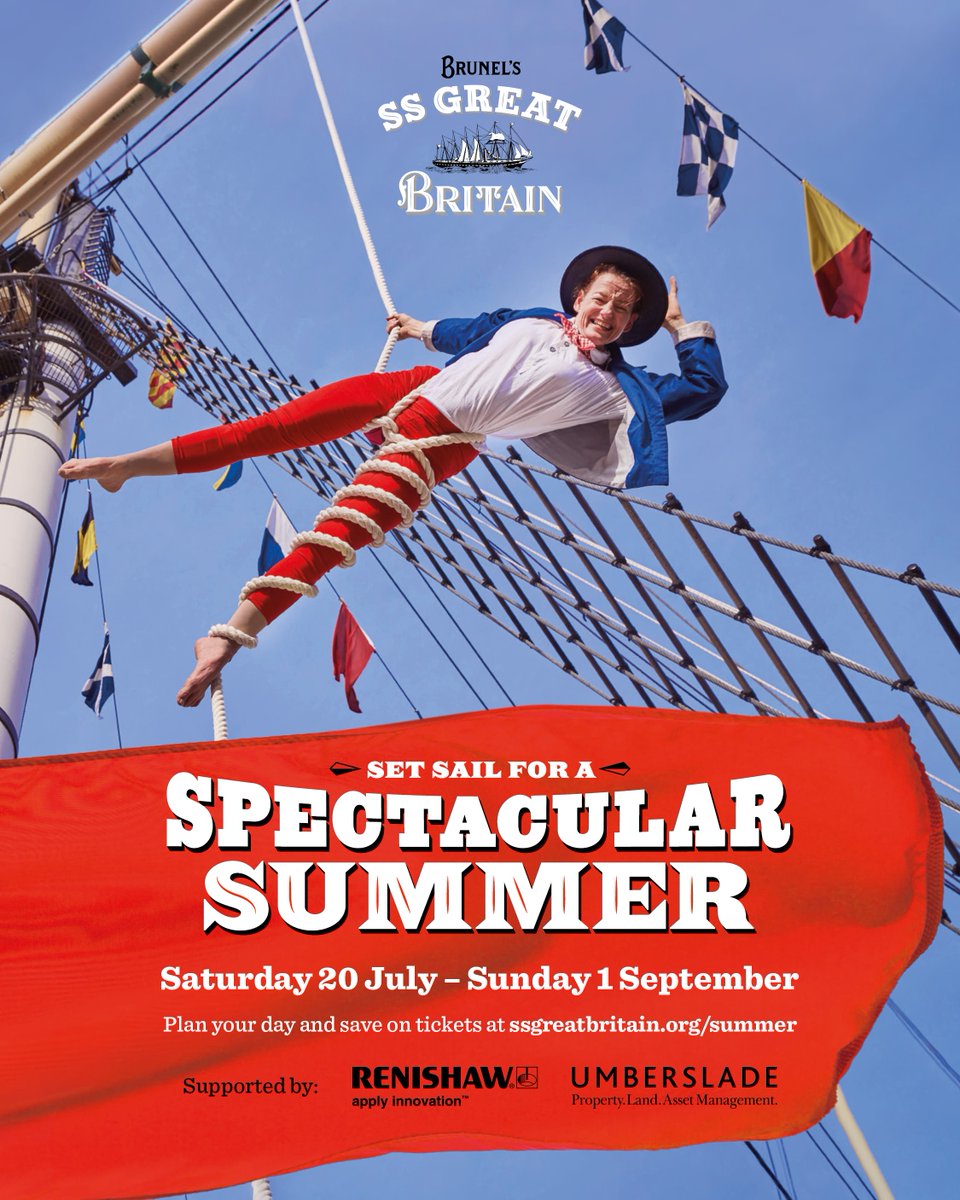 Your chance to win one of five family tickets to the <a href="/SSGreatBritain/">Brunel's SS Great Britain</a>'s new Summer Spectacular sponsored by <a href="/UmbersladeGroup/">Umberslade</a> featuring amazing acrobats &amp; death-defying aerial feats from <a href="/1nvisibleCircus/">The Invisible Circus</a> To enter just like &amp; RT this post. T&amp;Cs here: wappingwharf.co.uk/news