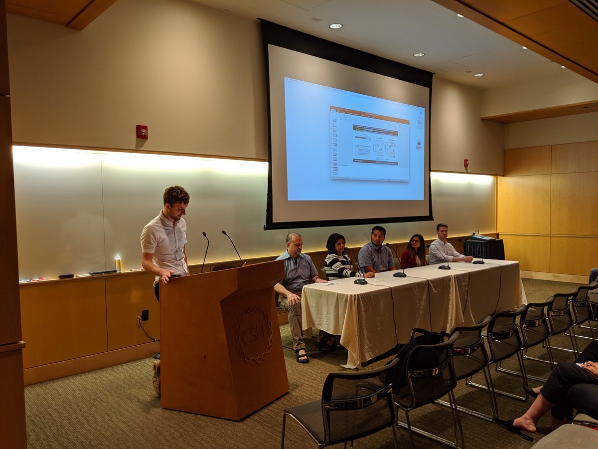 Onto the industrial panel with some great leaders in the field! #CSHLBTB