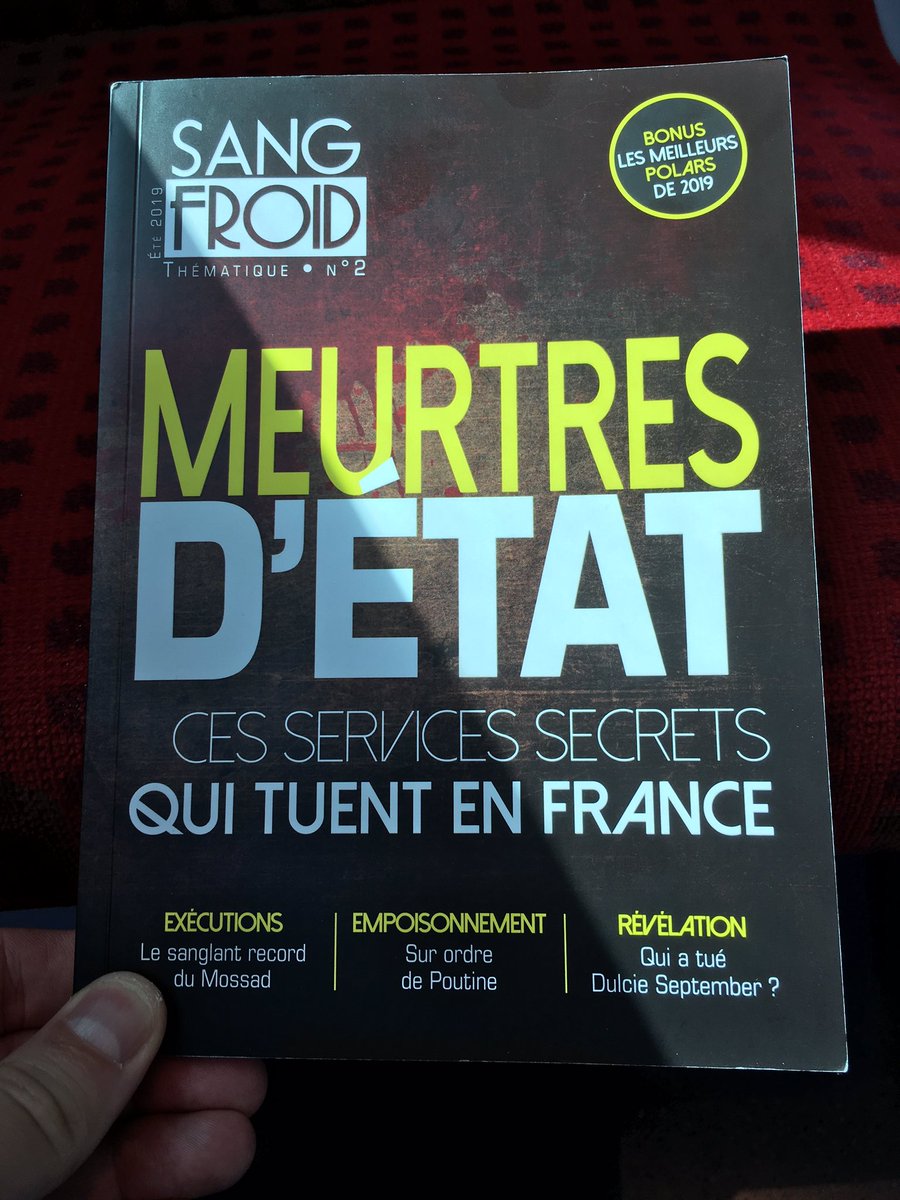 butch2k's tweet photo. @savy___reads C’est le hors série de @RevueSangfroid qui m’accompagne aujourd’hui. Passionnant comme d’habitude. https://t.co/fP81m9EfW1