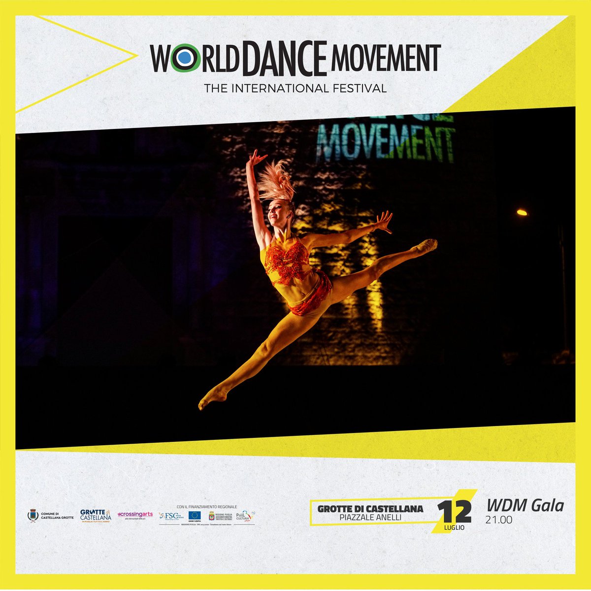 Questa sera alle ore 21 in Piazzale Anelli, Grotte di Castellana! Il primo Gala del WDM! Non vediamo l'ora!

Le iscrizioni sono ancora aperte per la seconda e terza settimana! 
WDMItaly.com

#WorldDanceMovement #festival #danza #stage #spettacolo