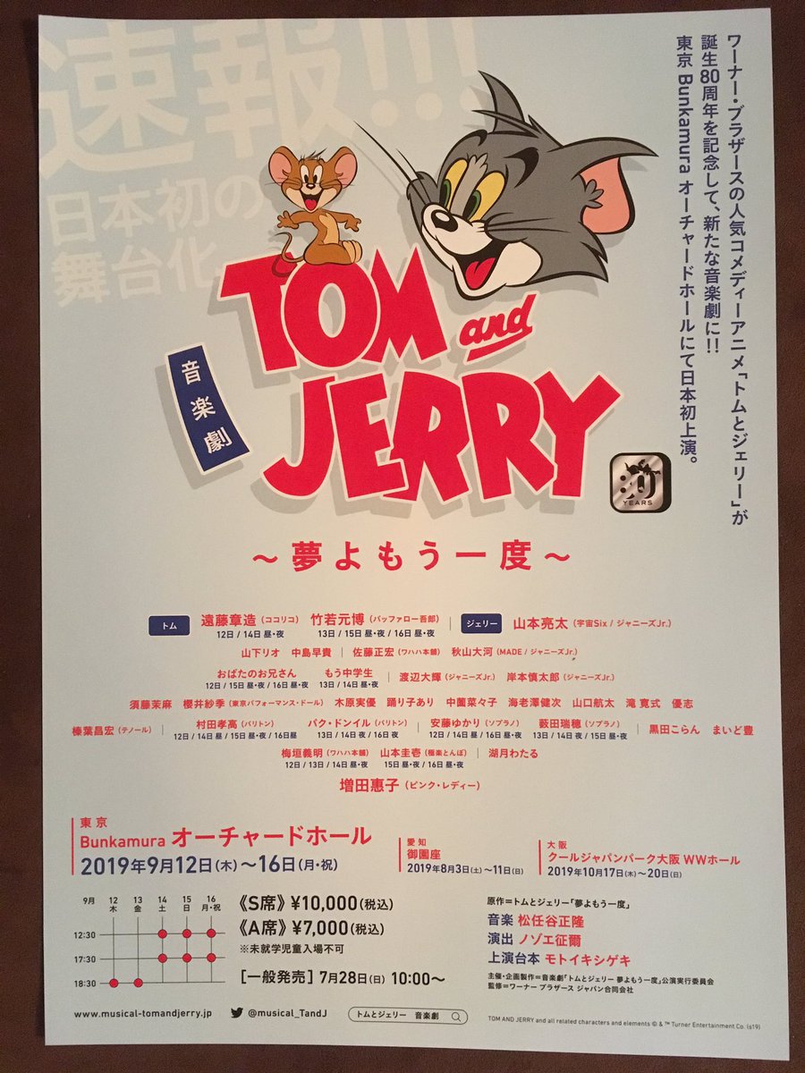 トムとジェリー 夢よもう一度 アニメ