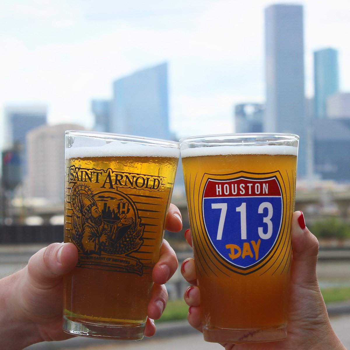 Tomorrow’s the day! The <a href="/SaintArnold/">SaintArnold</a> #713Day Pub Crawl in <a href="/DowntownHouston/">Downtown Houston</a> starts at 2pm in <a href="/MarketSquareHou/">Market Square Hou</a> and we have a sweet glass for you!