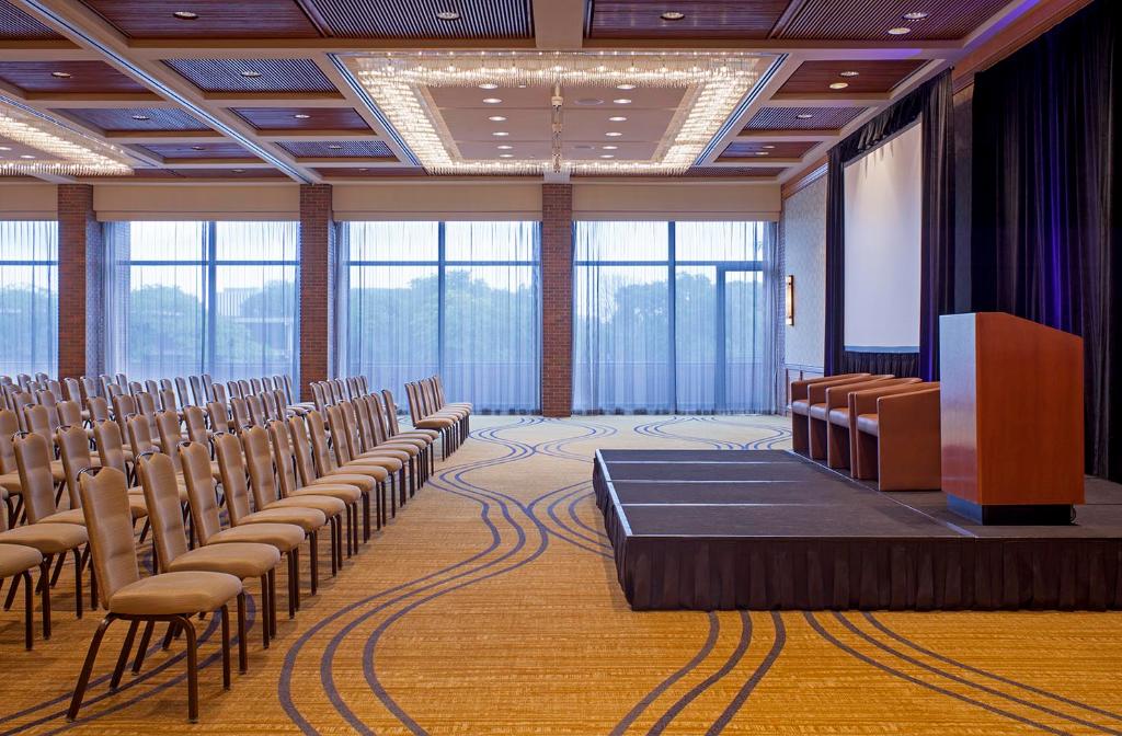 Enjoy the view without the heat!  Hyatt Lodge had many meeting options with windows.