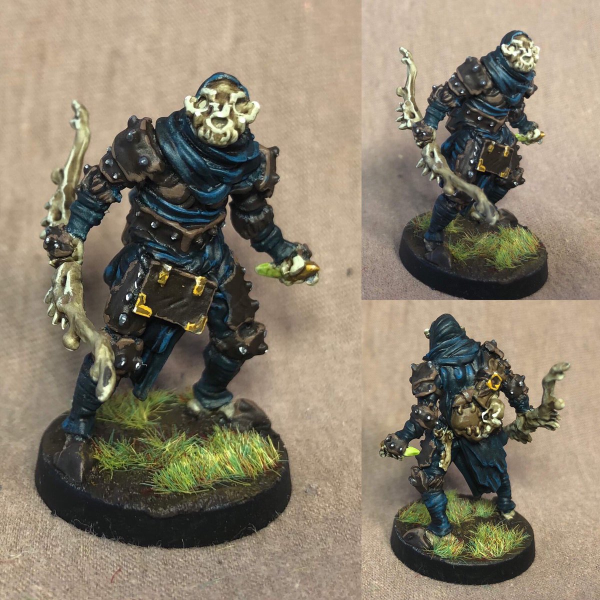 FamilyGeekStuff's tweet photo. 10 year old Sawyer finished his Bone and Darkness for Relicblade! 

Some of the longest stretches he’s had painting per session. It showed how much he really enjoyed working on them!

#relicblade #metalkingstudios #boneanddarkness #fantasy #skeleton #undead #dnd #familygeekstuff https://t.co/Y66NYc3vQV