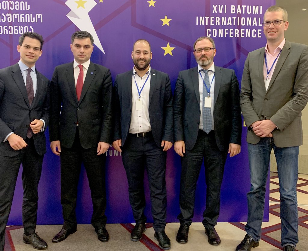 ElgujaKhokrish's tweet photo. Had pleasure to host our friends from German Bundestag @jschraps @christophploss in Batumi. Keep on comprehensive cooperation #BatumiConferenceEaP10 https://t.co/6pbgd25Wc4