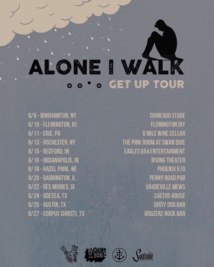 anchoreighty4's tweet photo. East Coast! @AloneIWalk are coming to the U.S. on leg 1 of their #GetUpTour ๐๐บ๐ธ Donโt miss these amazing shows! https://t.co/d0sOP1OHjg