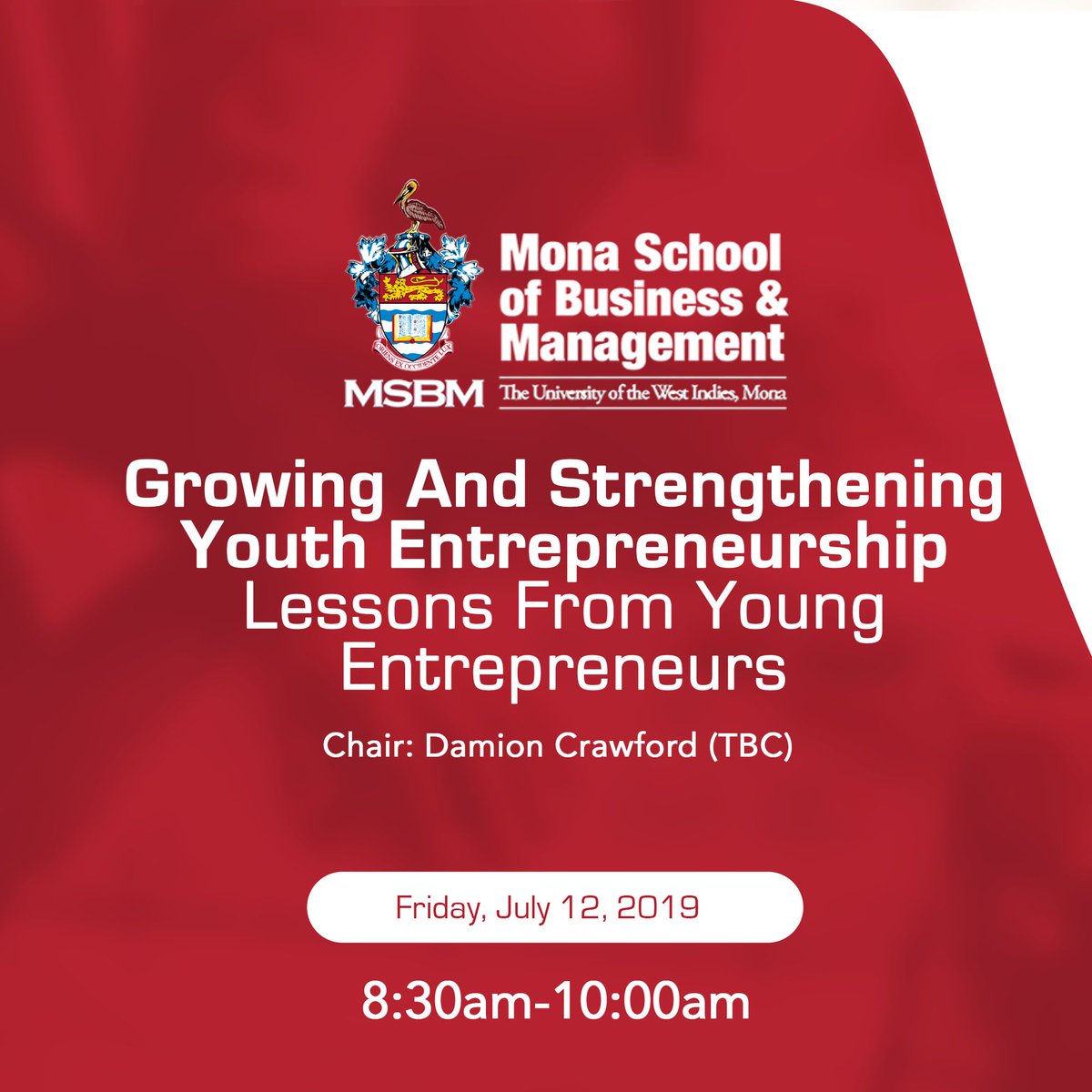 MSBM_Jamaica's tweet image. It&apos;s Day 3 of our Business &amp;amp; Management Conference and we&apos;ve started things off with 4 passionate and resilient entrepreneurs, discussing growing and strengthening youth #entrepreneurship.
#MSBMConference #FowardThinking