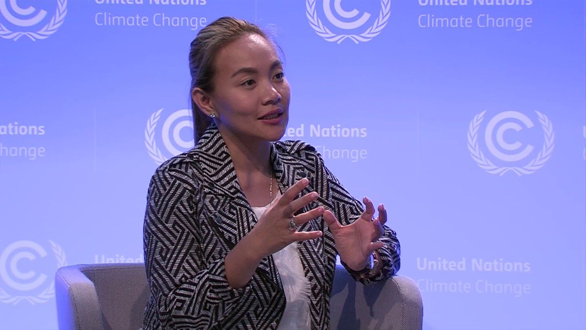 ICLEI's tweet photo. #ICLEI Vice President, Mayor Uy Tan of @captivatingcatb shows the transformation of the transports system. In her interview with #ClimateActionStudio @UNFCCC she highlights the importance of all business sectors are represented in the city's #ClimateAction https://t.co/TYM4xlOMsF https://t.co/dk7WVmX7ig