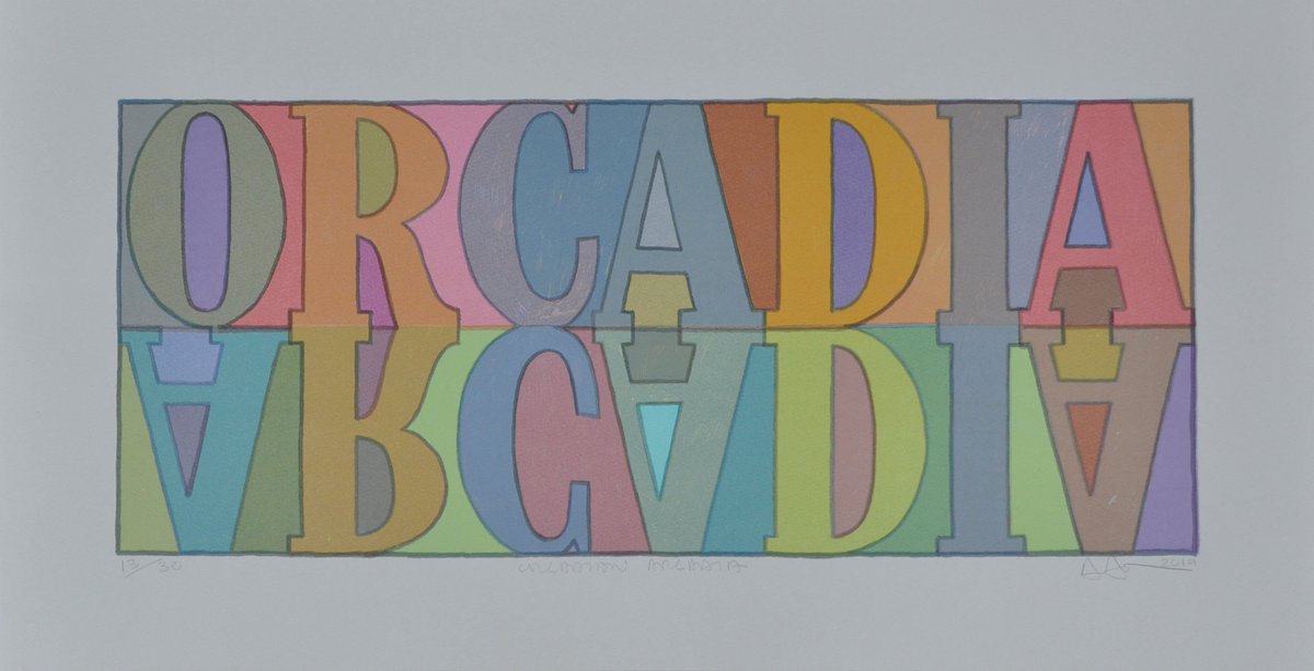 PierArtsCentre's tweet photo. Two prints by Arthur Watson, created to celebrate 40 years of the @PierArtsCentre  available from today:

Orcadia Arcadia 2019
screenprint on paper 
edition of 30

Arcadia Orcadia 2019
screenprint on paper
edition of 30

£360 each unframed

#PAC40 #ArthurWatson #pierartscentre https://t.co/fiPEfRemX2