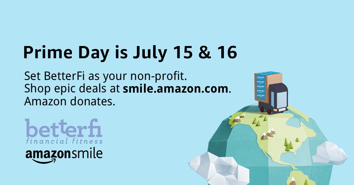 betterfiTN's tweet photo. #PrimeDay is coming up, so set BetterFi as your supported non-profit to make every purchase on https://t.co/dMJRw61rJB go towards ending predatory lending! #ENDPREDATORYLENDING #stopthedebttrap https://t.co/7k1vF1UXXH