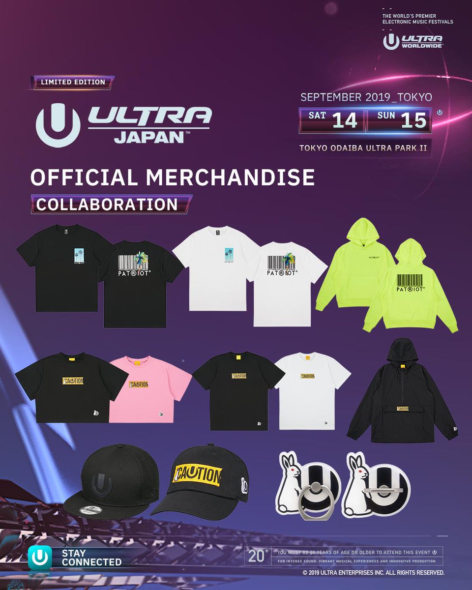 Ultra Japan Time To Reveal Official Collaboration Merch Gt Gt T Co Ynhypwucxj Every Year A Brand Name Collaboration Item Is Popular And It S Been Powered Up And Making Its Appearance Now Ultrajapan