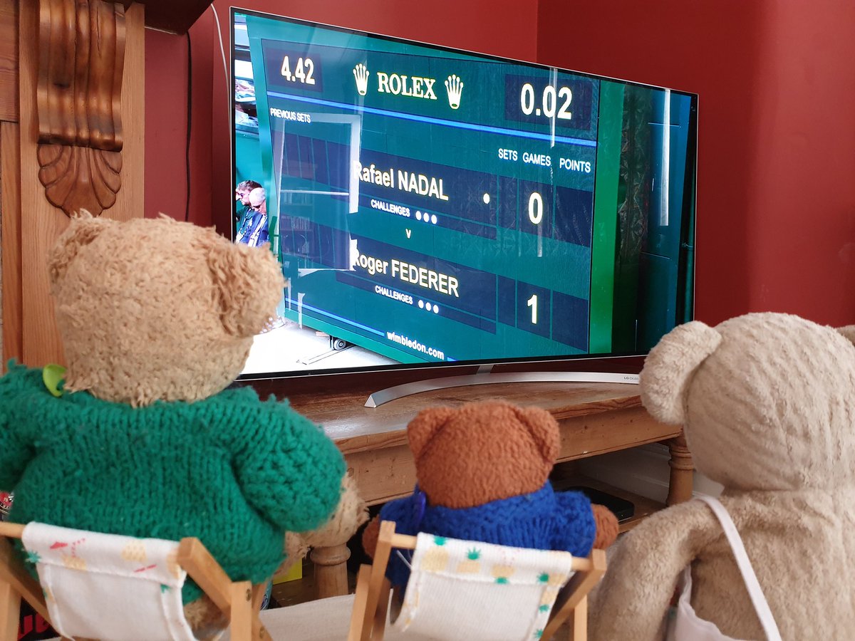 beerbear21's tweet photo. Looks like we timed our arrival home to perfection-;)
#Wimbledon2019
#RogerRafa https://t.co/E0r960qFhp