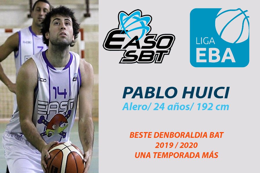 easobasket's tweet photo. LIGA EBA | RENOVACION | 🔊

Pablo Huici (@pablohuici) jugador formado en el @easo_sbt, se suma al perímetro donostiarra del proyecto 2019/ 2020. Mucha suerte Pablo! 🔥🏀🔥

@GIGANTESbasket @SerDeportivosGI @Cantera_Basket @fgbaloncesto
@Basketbasko @zonadebasquet

#CanteraEaso https://t.co/8b9h41AMbW