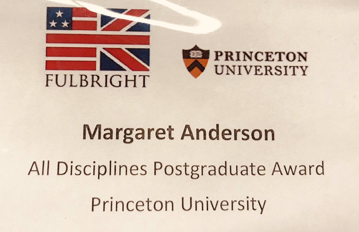 Beyond excited &amp; honoured to next week be heading to <a href="/Princeton/">Princeton University</a> Woodrow Wilson School for my year as a Fulbright Scholar - huge thanks to everyone who has enabled and supported me to get here!!