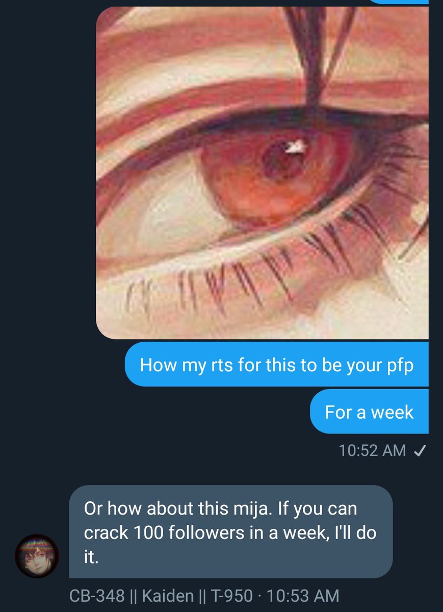 GasaiNet's tweet photo. YOU HEARD IT FOLKS GET ME TO 100 FOLLOWERS IN A weekkkkkk https://t.co/AbpUADT6oy
