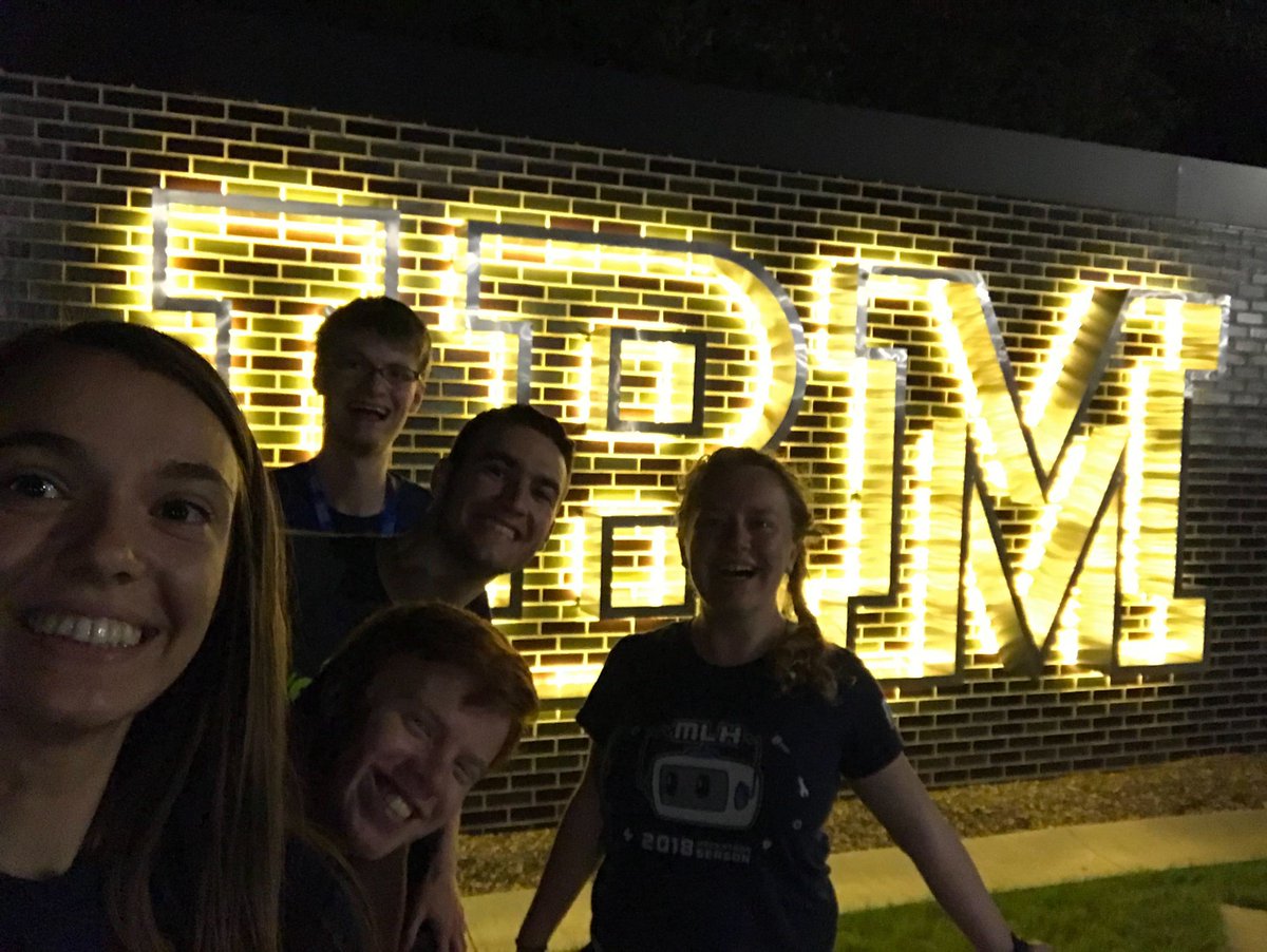 DawsonRosell's tweet photo. Taken around 2am this morning! #IBMInternHack19 #hackathon #interns #robots https://t.co/VwzemG9oXb