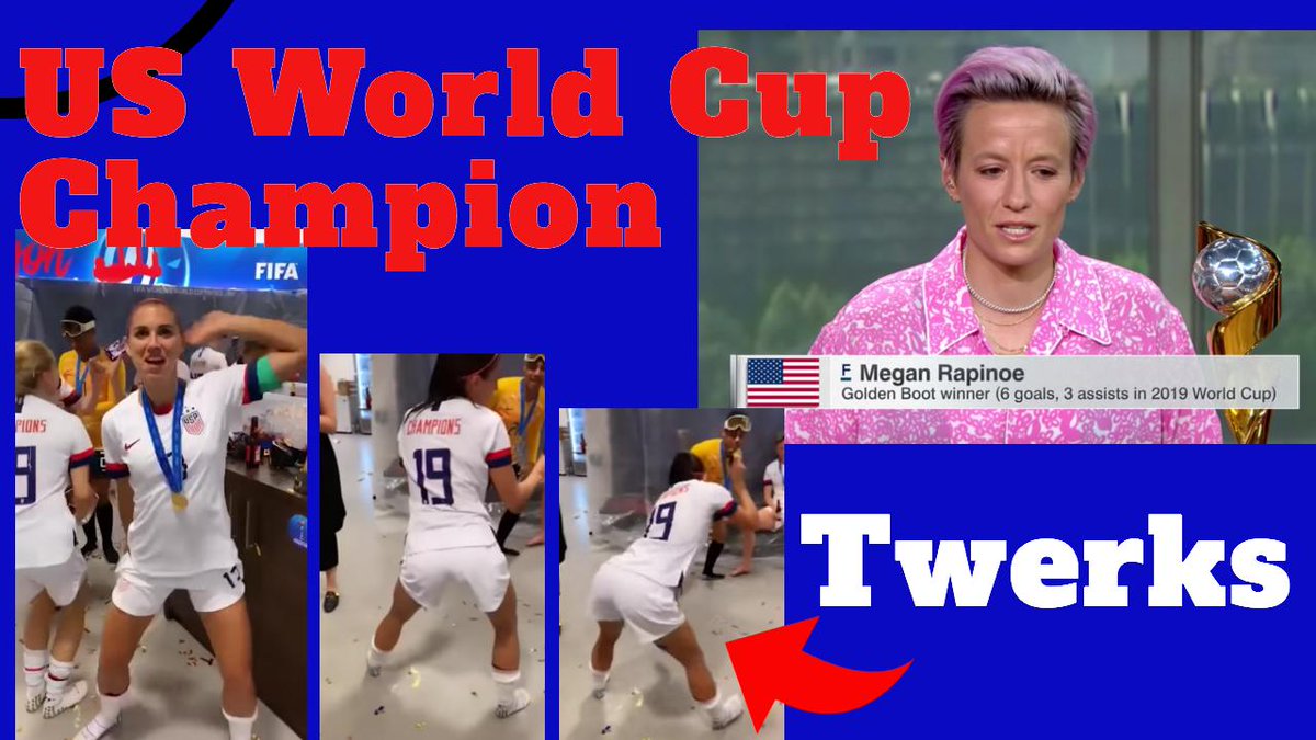 UnistatsR's tweet photo. Watch the video USA Champion world cup 2019 Twerks!!!
Click here: https://t.co/J0rTLiMpWS https://t.co/r4nVnL6rVh