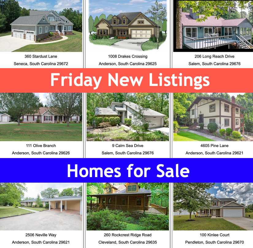 searchthearea's tweet photo. Today's newest MLS listings.  View Homes here https://t.co/AvjZBzQEgC  #andersonsc #clemsonsc #lakehartwell #lakekeowee https://t.co/jmpslfQ5ju