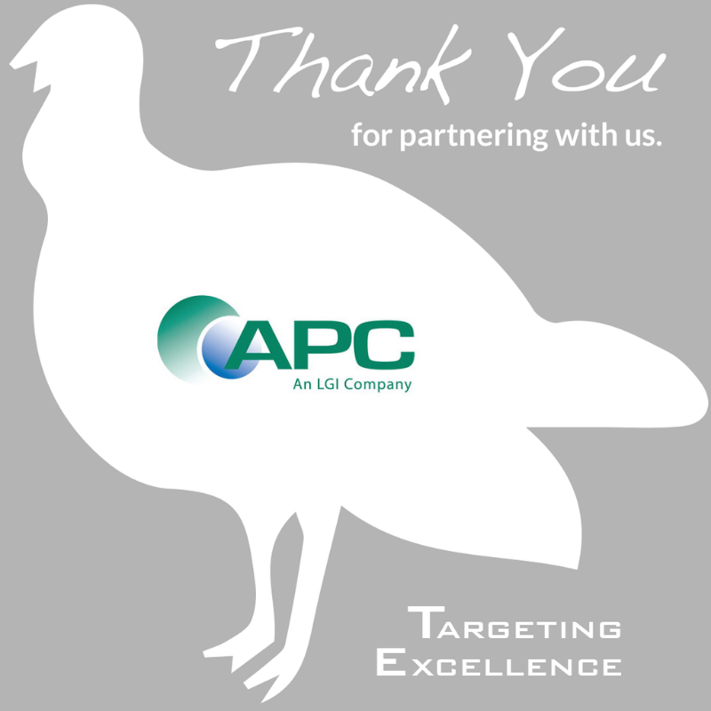 TargetingExcel's tweet image. APC, Inc. is a 2019 silver sponsor. Thank you for your support of Targeting Excellence. It is only through the support of companies like APC, Inc. that we hit our target this year through awarding over 1 M I L L I O N in scholarships for food animal ag. #youngfarmers #aglife