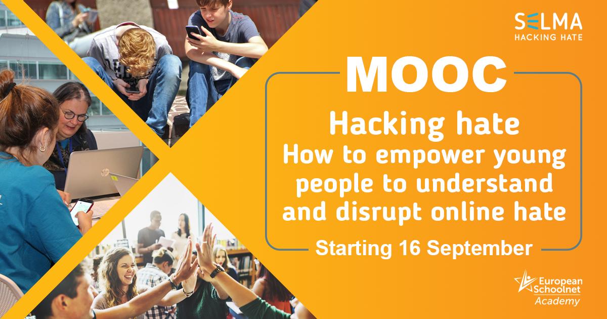 Webwise_Ireland's tweet photo. Want to:
✅ empower young people to tackle the issue of #onlinehate
✅ help them become change-makers
✅ understand how to tackle online hate with Social and Emotional Learning
Free registration is open now. #SELMA_eu #onlinehatemooc
➡️ More information https://t.co/7DVATL3AMm https://t.co/8IZR6FN5iR