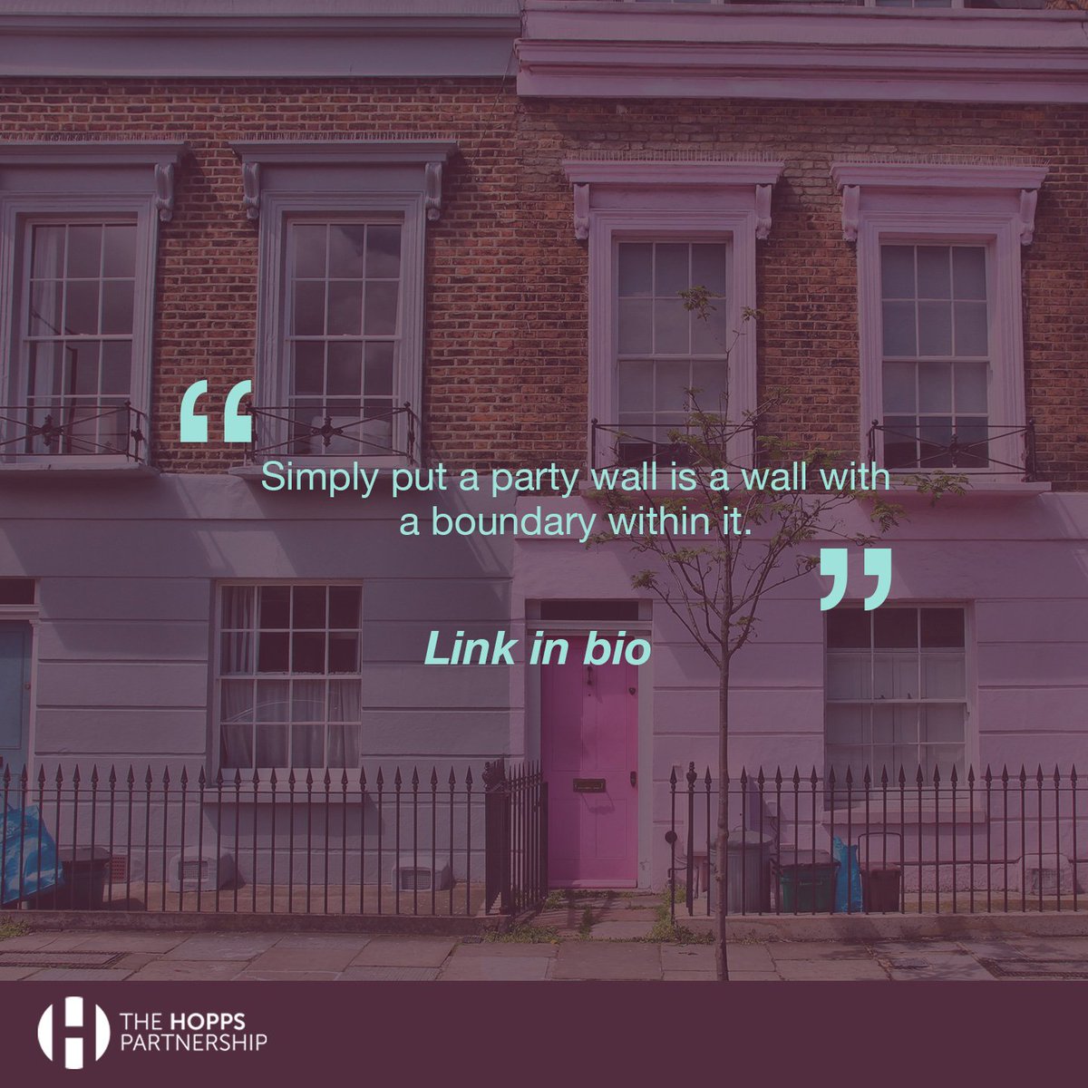 Simply put a party wall is a wall with a boundary within it. The below image shows a typical example of a party and in this scenario there are two properties which share one wall. The wall is therefore jointly owned by both parties and is thus a party wall bit.ly/WhatIsAPartyWa…