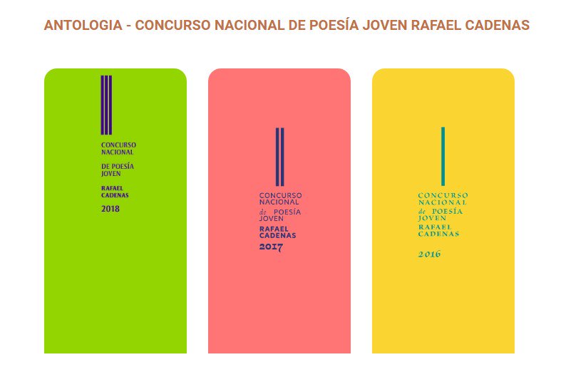 Poeteca1's tweet image. Buena noticia:
Las antologías del Concurso Nacional de Poesía Joven Rafael Cadenas, ya están disponibles para descargar. 📚

Este es el enlace a la página: 
lapoeteca.com/nuestras-publi…