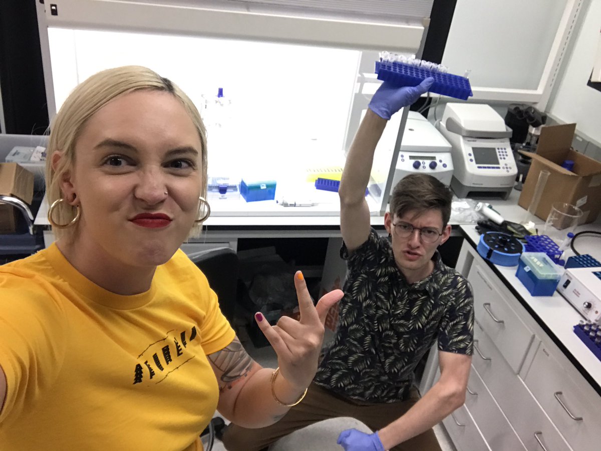 DeepSubsurfer's tweet photo. Y’all we just collectively crushed ~200 DNA extractions in a little over a week. Needless to say @microbial_matt and I are STOKED! 🤘😎🤘 https://t.co/MulIRcvKOJ
