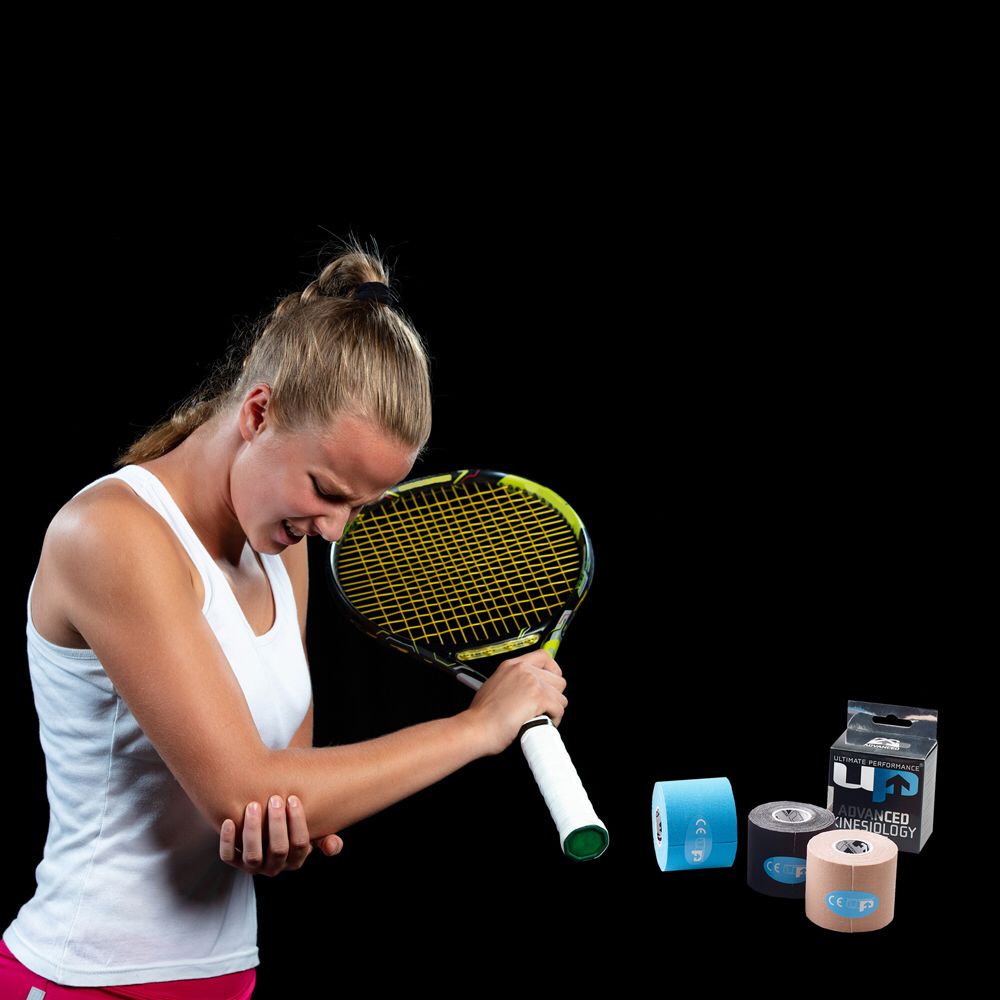 For when your clients are suffering from tennis elbow use Ultimate Performance Advance Kinesiology Tape!
.
.
#Wimbledon #Tennis #TennisElbow #KTape #KinesiologyTape