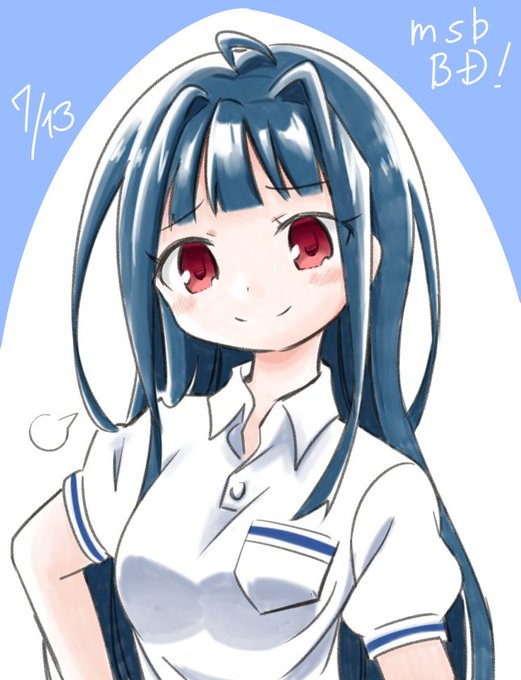 すえぽさんがTwitterに投稿した天堂寺ムスビ(ゾンビランドサガ)のイラスト。