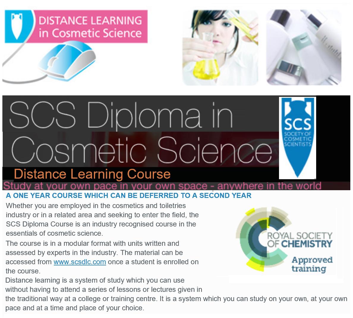 Hurry, a few places remain on this years SCS Diploma in Cosmetic Science Distant Learning Course.
We welcome graduates looking for entry into a thriving industry, keen to adopt &amp; adapt the very latest science
cosmeticlearning.com
cosmeticlearning.com/download-prosp…
<a href="/Prospects/">Prospects.ac.uk</a>
<a href="/RoySocChem/">Royal Society of Chemistry</a>