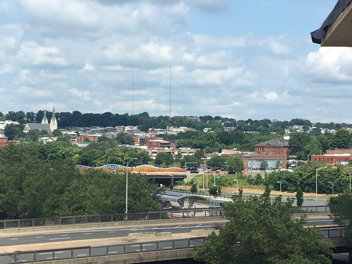 _SWinter's tweet image. Views from today&apos;s site visit at Columbus Commons in New Britain, CT! This #SWAProject is part of a Connecticut Brownfield Remediation program, and is pursuing #PassiveHouse certification! #SWARooftops #SWAonSite